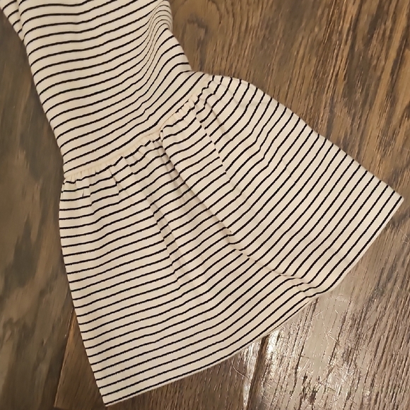 J. Crew Beige Striped Long Sleeve Dress - Picture 3 of 5